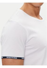 Emporio Armani Underwear T-Shirt 110853 4R755 00010 Biały Slim Fit. Kolor: biały. Materiał: bawełna #5