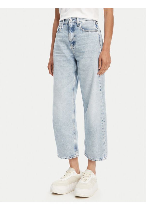 Calvin Klein Jeans Jeansy Barrel J20J225603 Niebieski Loose Fit. Kolor: niebieski