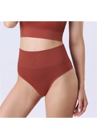 Intica - Stringi modelujące z wysokim stanem elastyczne na co dzień Maiu. Stan: podwyższony. Kolor: beżowy. Materiał: tkanina, materiał #10