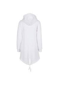 BUILD YOUR BRAND - Parka Dresowa Dla Kobiet. Kolor: biały. Materiał: dresówka
