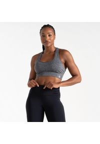 DARE 2B - Stanik sportowy damski Don't Sweat It. Kolor: szary, brązowy, wielokolorowy. Materiał: elastan, poliamid. Sport: fitness #1