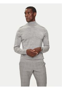 Pierre Cardin Sweter C5 50703.5037 Szary Regular Fit. Kolor: szary. Materiał: wełna #1