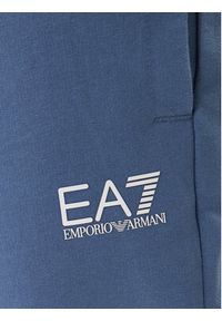 EA7 Emporio Armani Dres 8NPV60 PJVRZ Granatowy Regular Fit. Kolor: niebieski. Materiał: bawełna #5