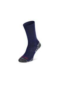 BRIDGEDALE - Skarpety trekkingowe Bridgedale Explorer Heavy Merino P Boot. Kolor: niebieski. Materiał: wełna. Sport: turystyka piesza