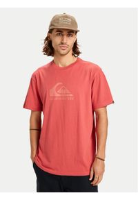 Quiksilver T-Shirt Ev Comp Logo EQYZT08182 Czerwony Regular Fit. Kolor: czerwony. Materiał: bawełna #1