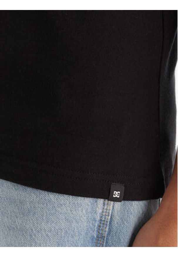 DC Shoes T-Shirt Corpo ADYZT05396 Czarny Regular Fit. Kolor: czarny. Materiał: bawełna