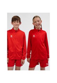 Dziecięca bluza dresowa Hummel Essential. Kolor: czerwony, wielokolorowy, różowy. Materiał: dresówka. Sport: joga i pilates #1