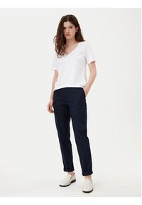 Marc O'Polo Chinosy B01 0341 10059 Granatowy Slim Fit. Kolor: niebieski. Materiał: bawełna #6