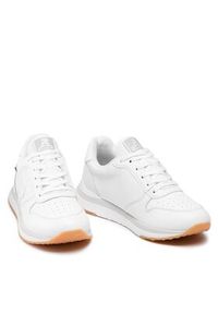 Rieker Sneakersy 42501-80 Biały. Kolor: biały. Materiał: skóra