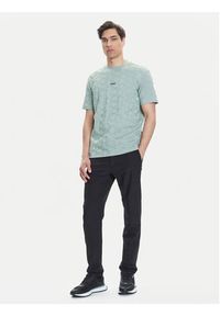 BOSS T-Shirt 50538184 Zielony Relaxed Fit. Kolor: zielony. Materiał: bawełna #8
