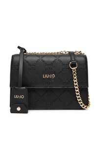 Liu Jo Torebka Ecs M Crossbody AF5055 E0538 Czarny. Kolor: czarny. Materiał: skórzane