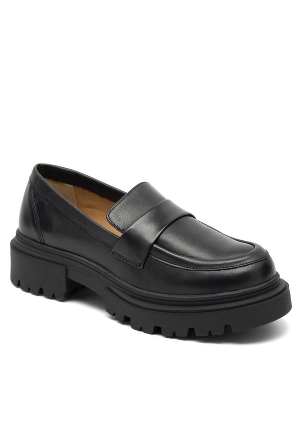 Półbuty Lasocki EST-DONNA-15 Black. Kolor: czarny. Materiał: skóra