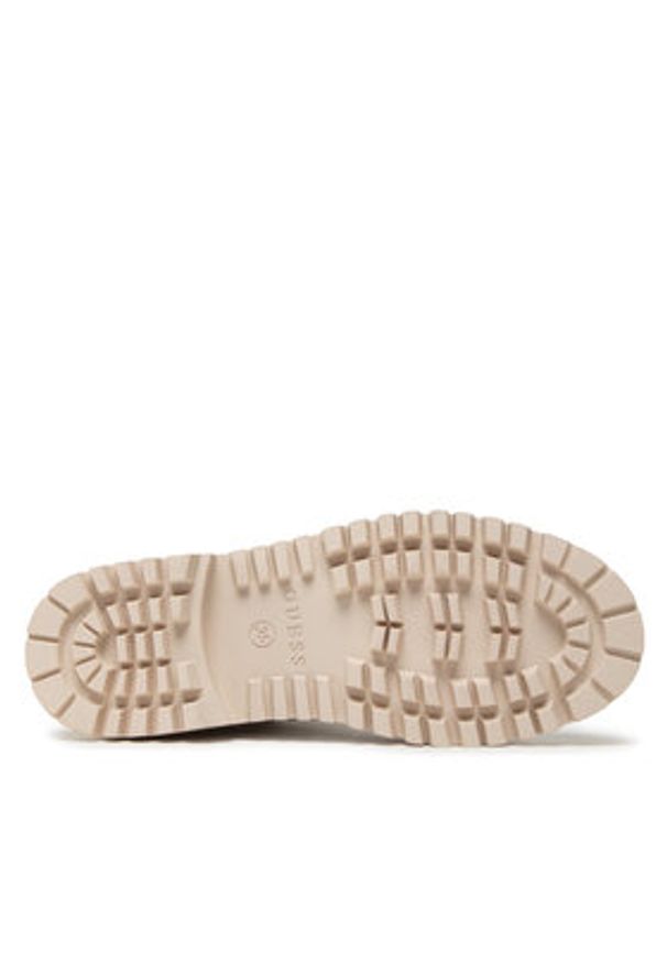 Guess Sztyblety Oakess FL7OAK LEA10 Beżowy. Kolor: beżowy. Materiał: skóra