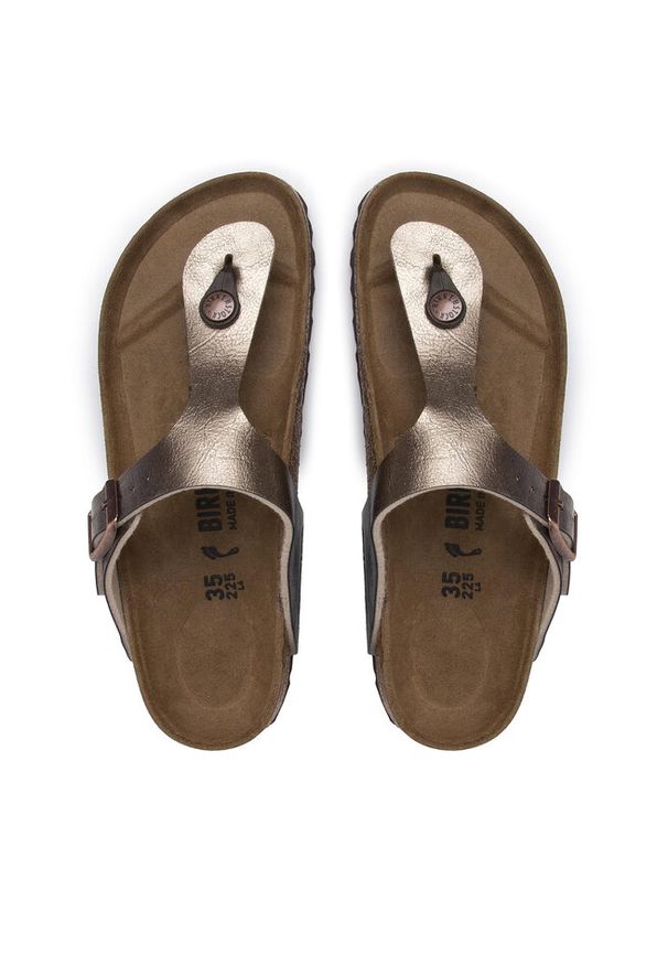 Japonki Birkenstock. Kolor: brązowy