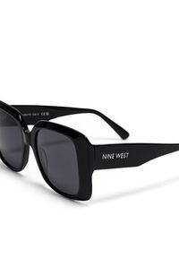 Nine West Okulary przeciwsłoneczne NW 6627S Czarny. Kolor: czarny