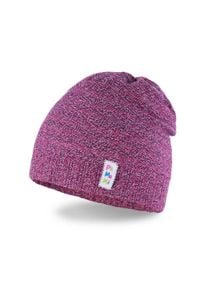 Wiosenna czapka dla dziewczynki PaMaMi- Fioletowy. Kolor: fioletowy. Materiał: elastan, bawełna. Sezon: wiosna #1
