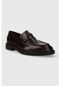 Vagabond Shoemakers mokasyny skórzane ALEX M męskie kolor bordowy 5366.104.43. Nosek buta: okrągły. Kolor: czerwony. Materiał: skóra #3