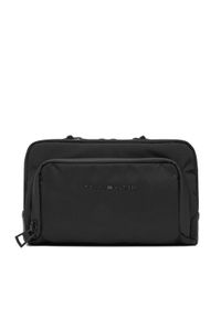 TOMMY HILFIGER - Tommy Hilfiger Kosmetyczka Th Travel Washbag AM0AM13950 Czarny. Kolor: czarny. Materiał: materiał #1