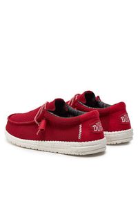 Hey dude - Hey Dude Półbuty Wally Sport Mesh 40403-6W2 Czerwony. Kolor: czerwony. Materiał: materiał. Styl: sportowy