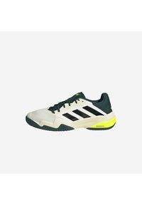 Buty tenisowe dla dzieci Adidas Barricade na każdą nawierzchnię. Materiał: kauczuk. Sport: tenis