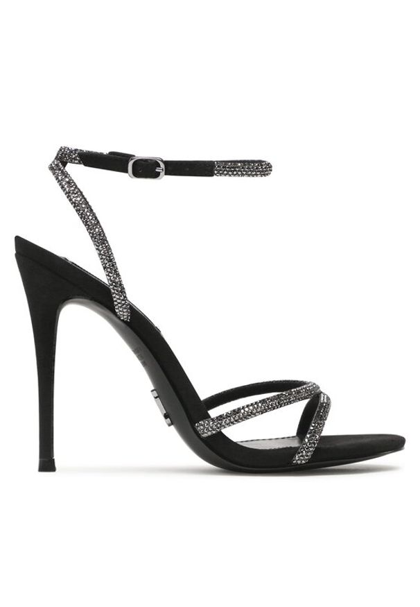 Steve Madden Sandały Bryanna Sandal SM11002613 SM11002613-001 Czarny. Kolor: czarny. Materiał: materiał