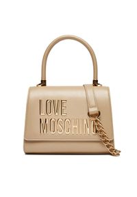 Love Moschino - LOVE MOSCHINO Torebka JC4024PP1MKD196A Złoty. Kolor: złoty. Materiał: skórzane