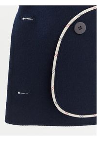 TOMMY HILFIGER - Tommy Hilfiger Kurtka przejściowa WW0WW47759 Granatowy Relaxed Fit. Kolor: niebieski. Materiał: wełna #4