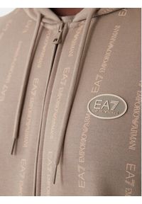 EA7 Emporio Armani Bluza 7M001392 AF12660 F1030 Beżowy Regular Fit. Kolor: beżowy. Materiał: syntetyk #3