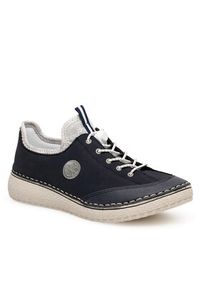 Rieker Półbuty 50958-14 Granatowy. Kolor: niebieski. Materiał: materiał #2