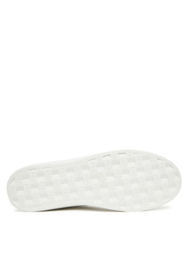Calvin Klein Jeans Sneakersy Classic Cupsole Tech Ripstop YM0YM01202 Biały. Kolor: biały. Materiał: skóra
