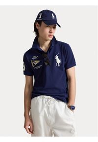 Polo Ralph Lauren Polo 710B21921001 Granatowy Regular Fit. Typ kołnierza: polo. Kolor: niebieski. Materiał: bawełna #1