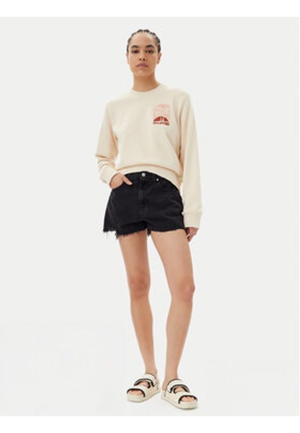 Billabong Bluza Sunpalms EBJSF00169 Beżowy Regular Fit. Kolor: beżowy. Materiał: bawełna