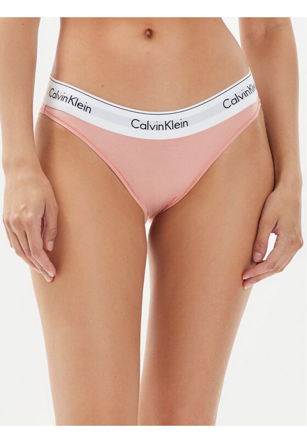 Calvin Klein Underwear Figi klasyczne 0000F3787E Koralowy. Kolor: pomarańczowy