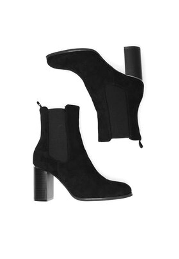 Jenny Fairy Sztyblety HL2121121 Czarny. Kolor: czarny. Materiał: materiał