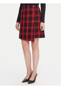 LOLA CASADEMUNT Spódnica mini LF2508003 Czerwony Regular Fit. Kolor: czerwony. Materiał: syntetyk #1