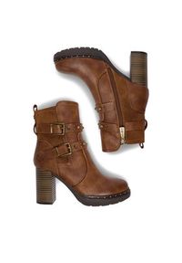 Beverly Hills Polo Club Botki EO-WS6632-01 Brązowy. Kolor: brązowy. Materiał: skóra, materiał #5