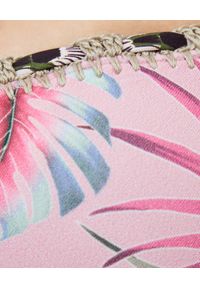 DEL MAAR - Różowy top od bikini. Kolor: różowy, wielokolorowy, fioletowy. Materiał: materiał. Wzór: kwiaty #2