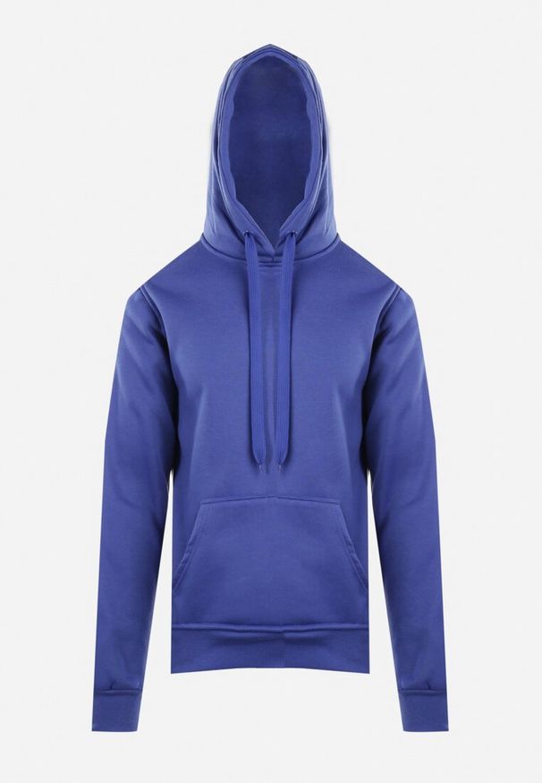 Born2be - Granatowa Bluza Evoire. Okazja: na co dzień. Typ kołnierza: kaptur. Kolor: niebieski. Styl: casual