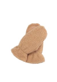 Kazar - Ciepłe jasnobrązowe rękawiczki damskie. Kolor: brązowy. Materiał: tkanina, syntetyk, skóra. Sezon: zima. Styl: elegancki, sportowy, klasyczny #1