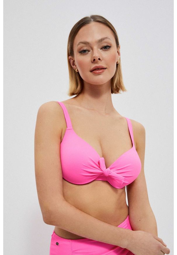 MOODO - Góra od bikini. Materiał: poliester, elastan, poliamid. Wzór: gładki