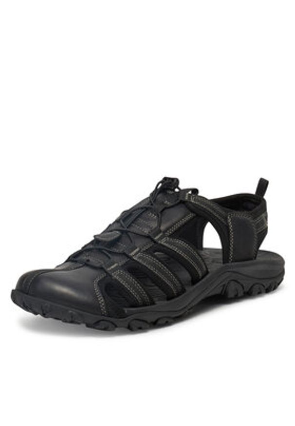 Lasocki Sandały RIKO-01 MB Czarny. Kolor: czarny. Materiał: skóra