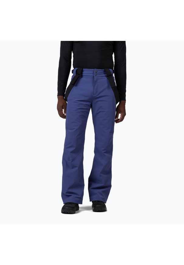 Spodnie narciarskie męskie Rossignol side. Kolor: niebieski. Sezon: zima. Sport: narciarstwo