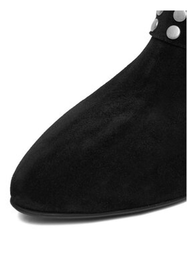 Badura Botki EO-CELIA-90505 Czarny. Kolor: czarny. Materiał: zamsz, skóra