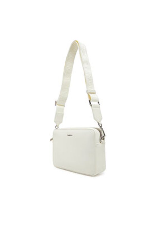 Calvin Klein Torebka Ck Must Small Camera Bag K60K613145 Écru. Materiał: skórzane