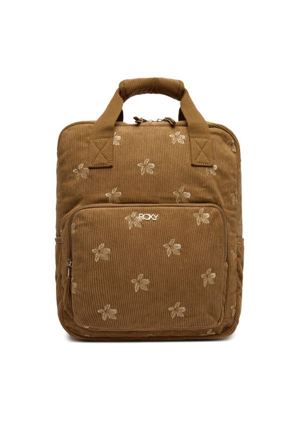 Roxy Plecak Feeling Emby ERJBP04933 Brązowy. Kolor: brązowy. Materiał: materiał