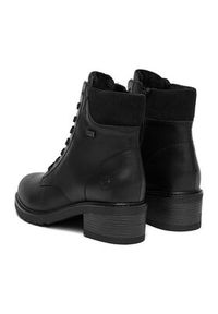 Remonte Trzewiki D1A70-01 Czarny. Kolor: czarny. Materiał: skóra #3