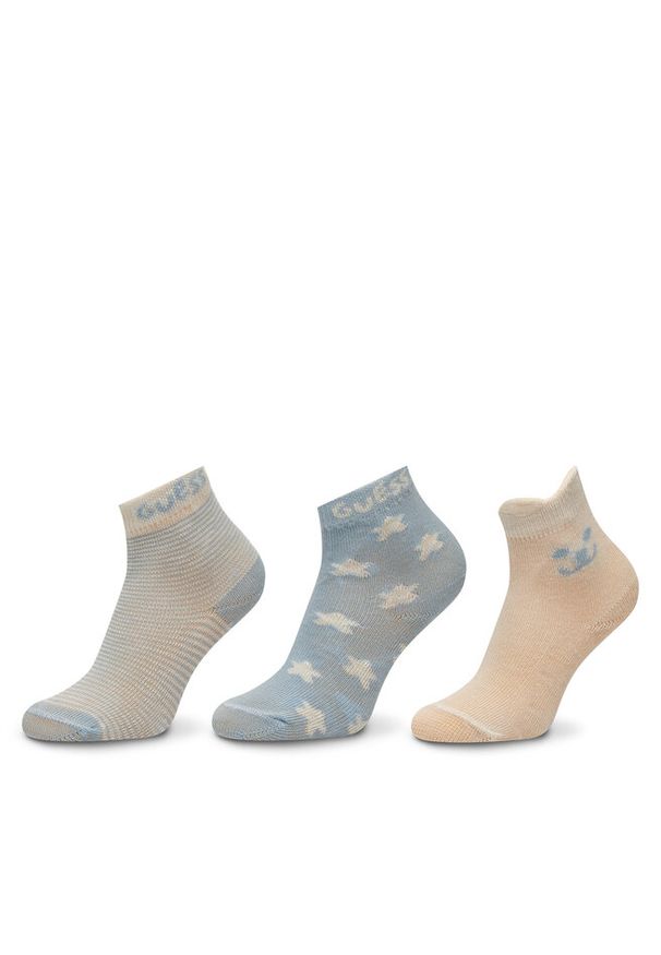 Skarpety długie Guess. Kolor: niebieski