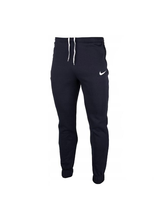 Nike - Męskie Spodnie Do Biegania Park 20 Fleece. Kolor: niebieski. Materiał: dresówka