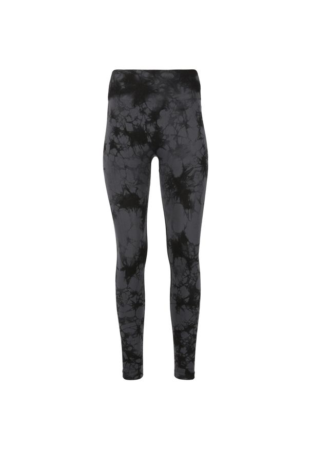 Damskie legginsy bezszwowe Athlecia Theresa Tie Dye. Kolor: szary
