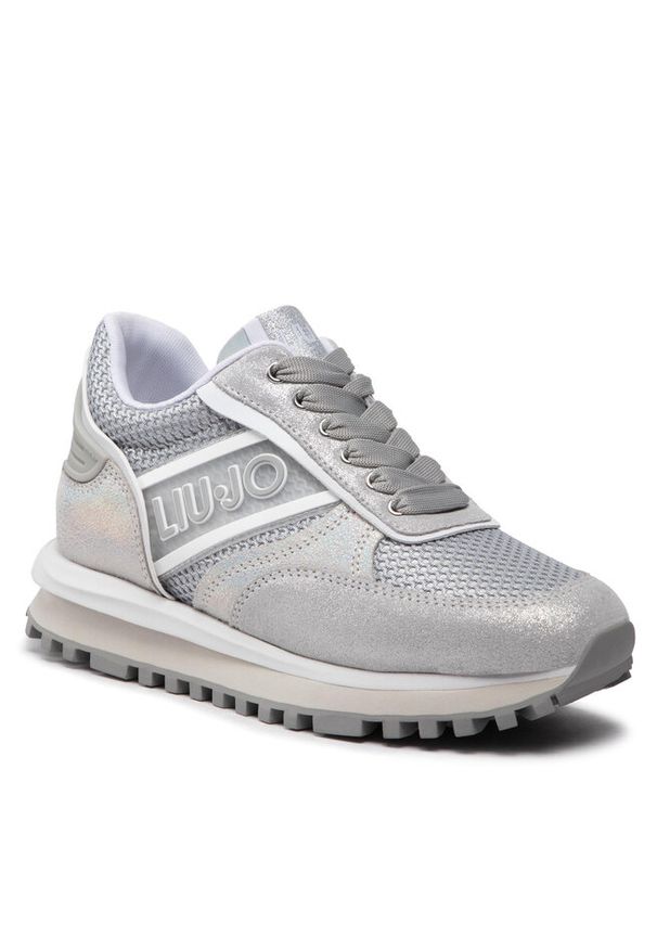 Sneakersy Liu Jo. Kolor: srebrny